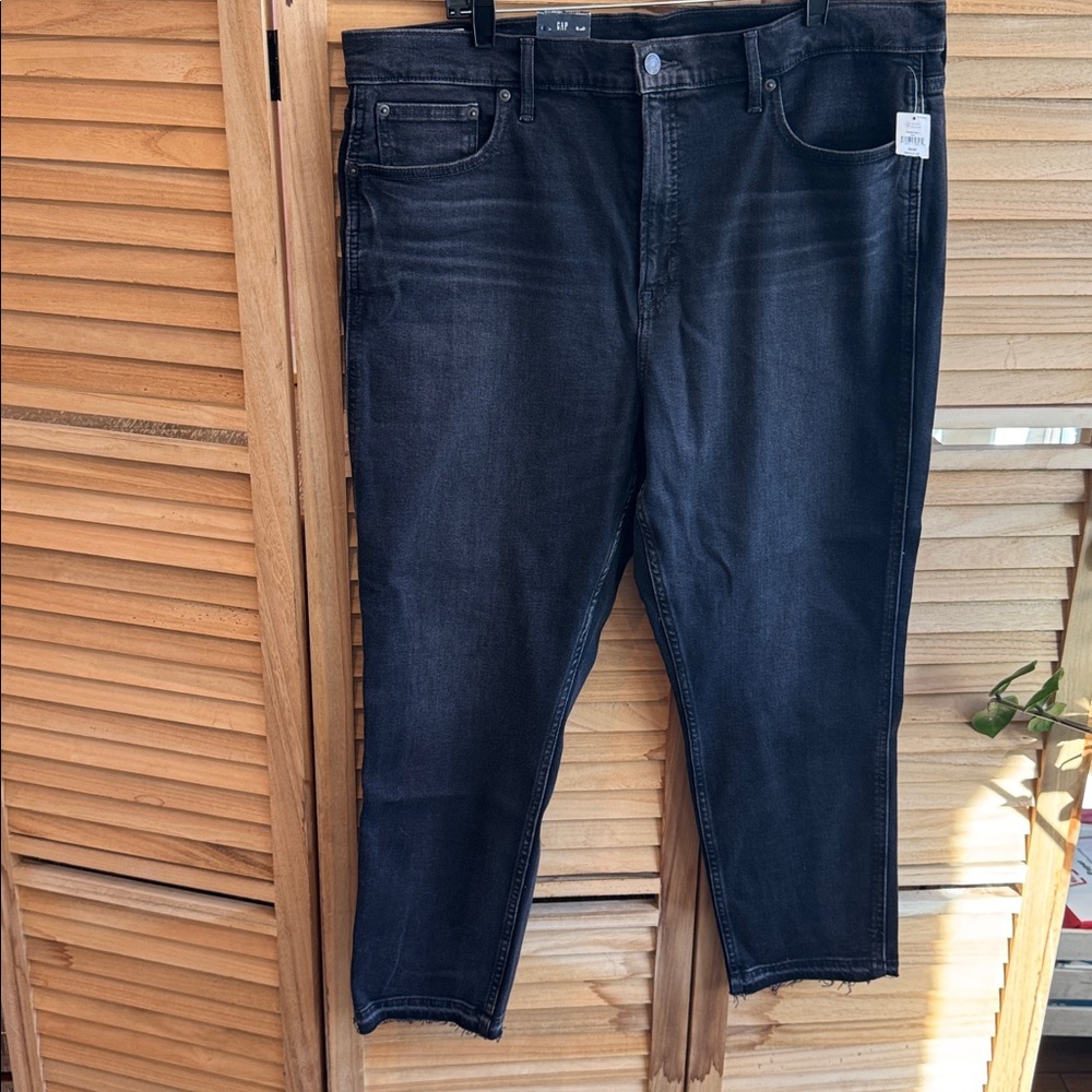 GAP Vintage Slim High Rise Jeans - Charcoal